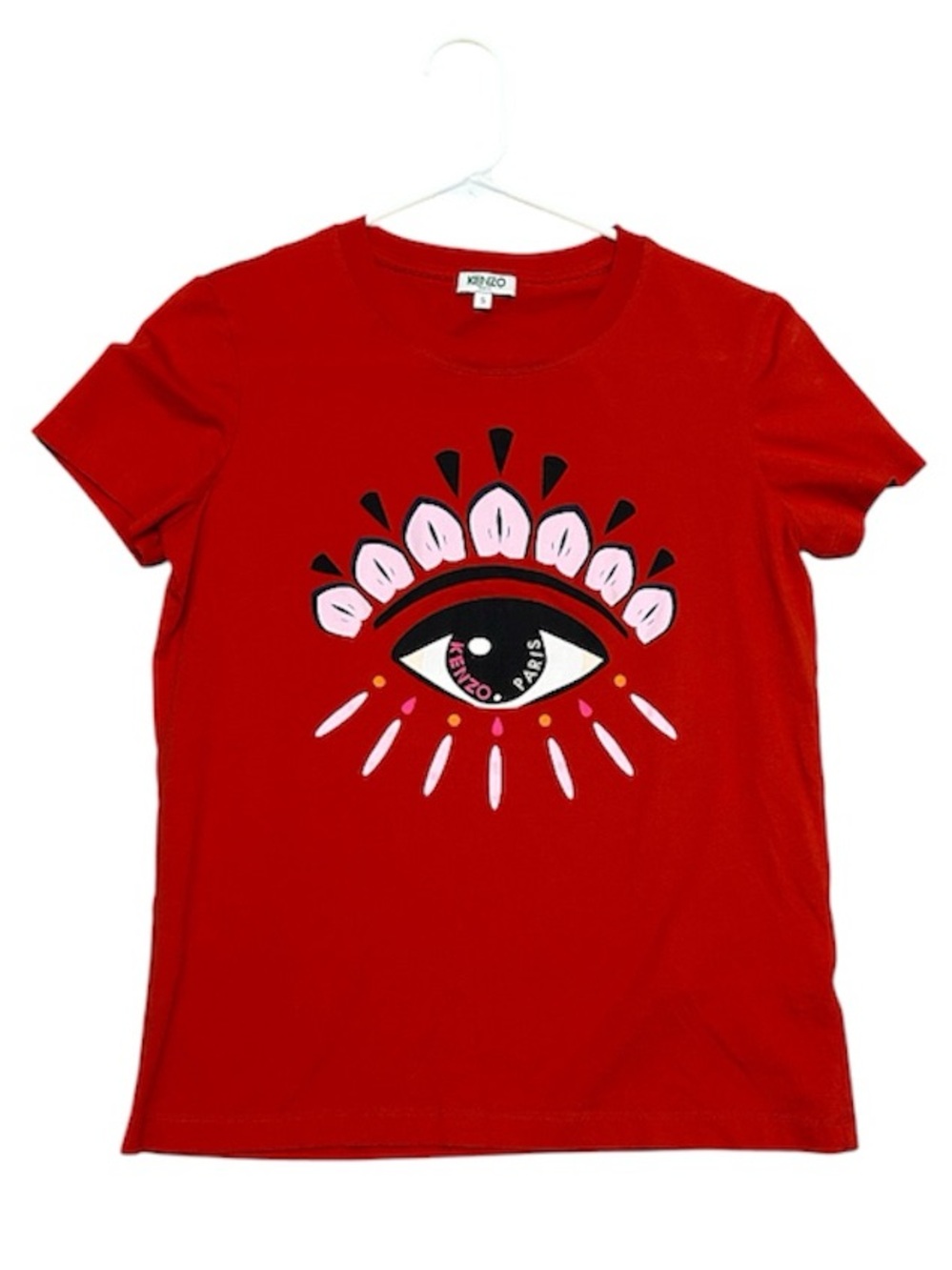 Kenzo Red Short-Sleeve Eye Graphic Tee